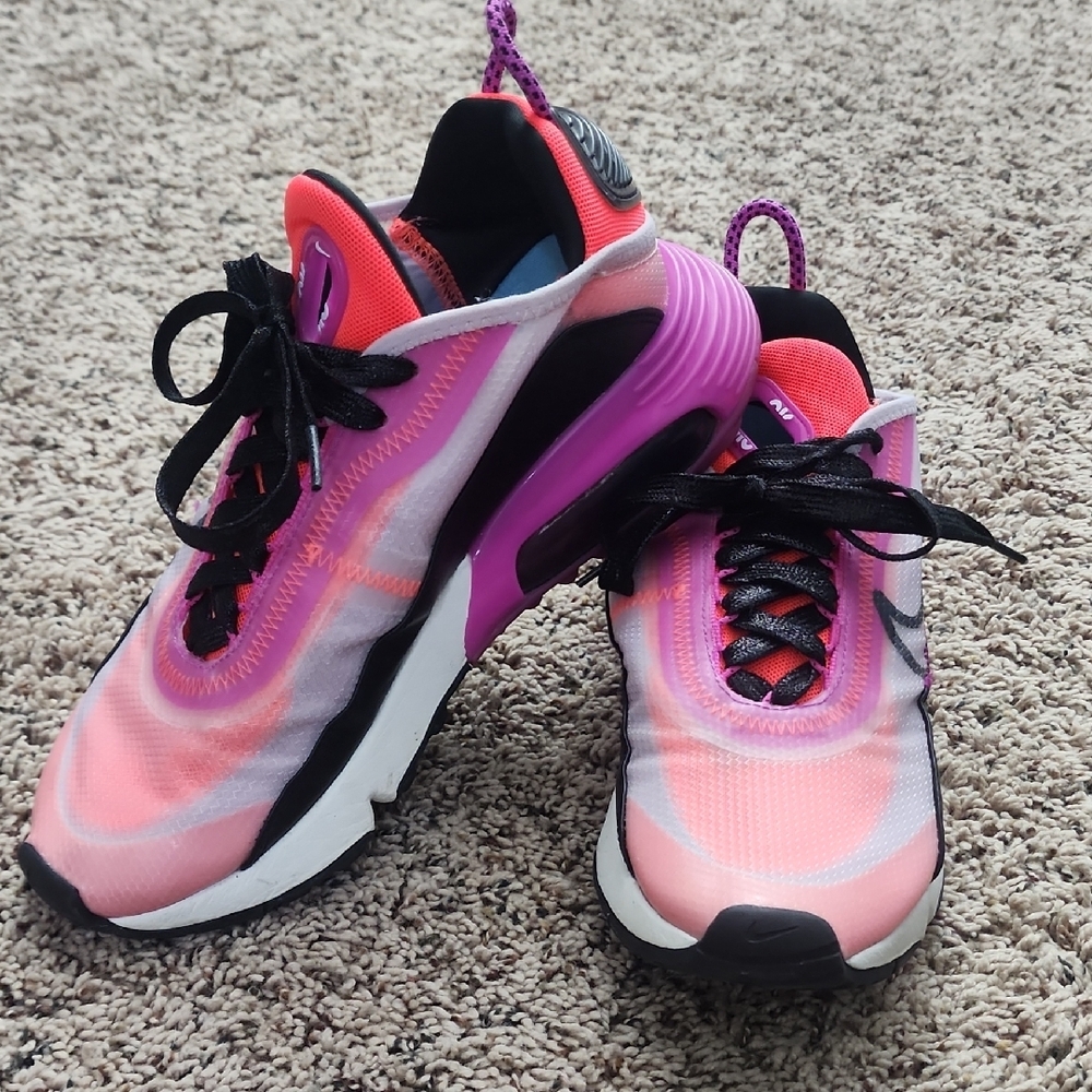 Pink and Purple Athletic Sneakers